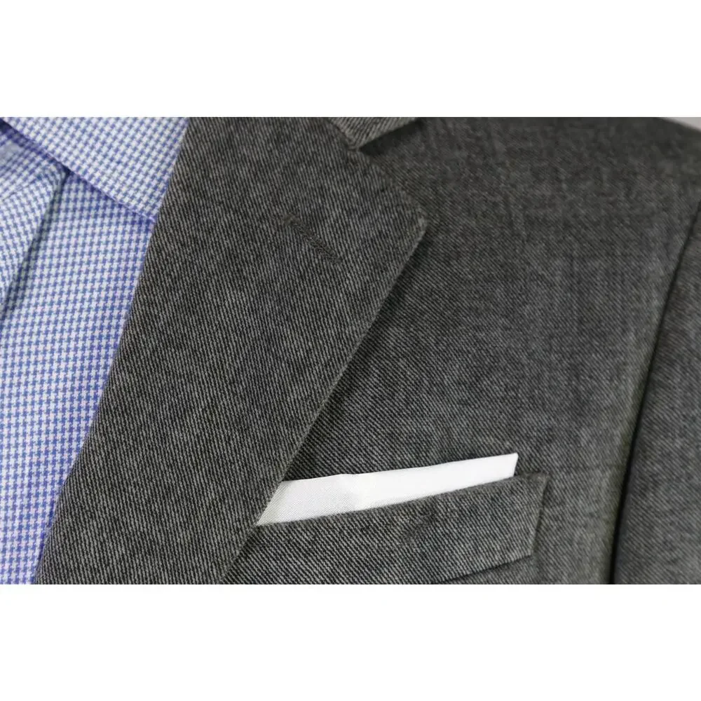 Armani Collezioni Mens Modern Fit Gray Velvet 2-Btn Blazer Jacket 40R